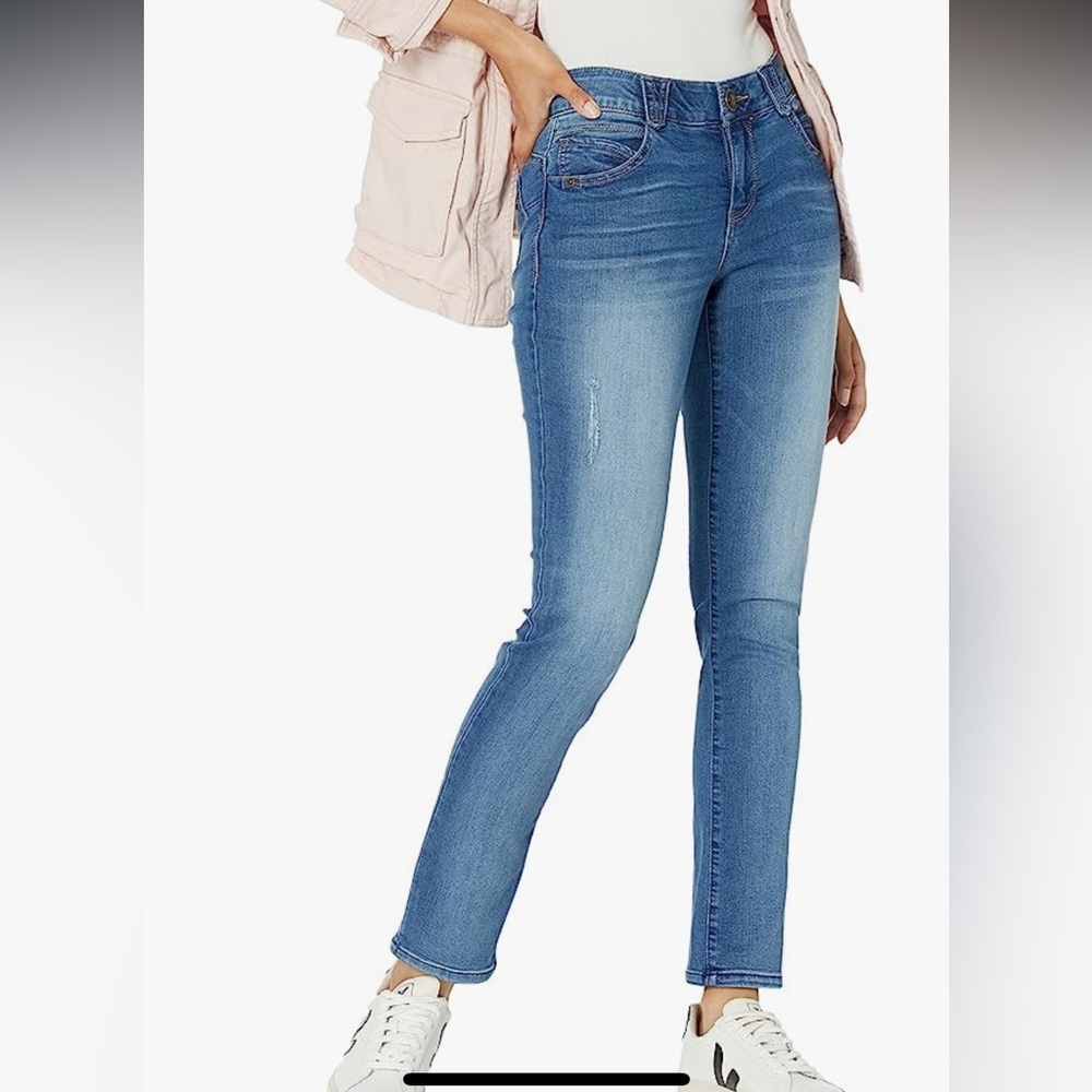 Straight legged democracy jeans
